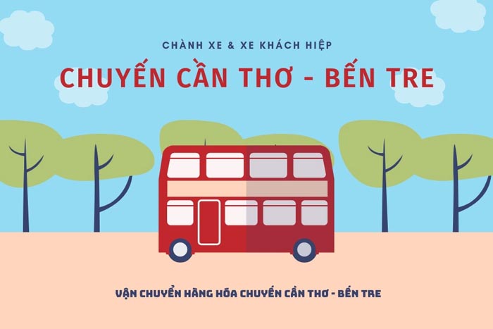 Xe Bến Tre đi Cần Thơ có nhiều sự lựa chọn cho hành khách