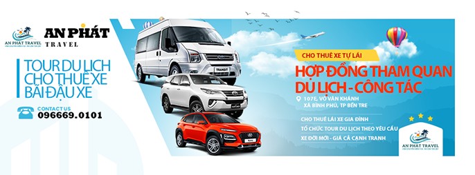 Top 10 dịch vụ thuê xe du lịch hàng đầu tại Bến Tre