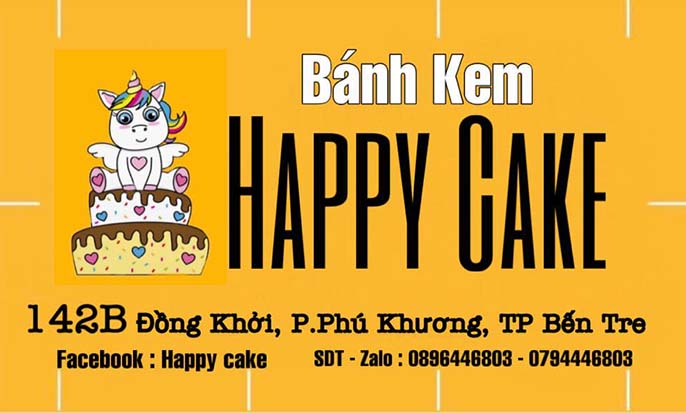 Top 5 tiệm bánh kem ngon tại Bến Tre