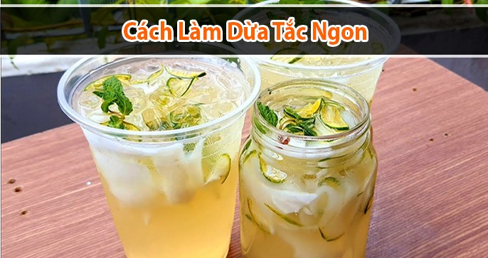 Bỏ túi ngay cách làm dừa tắc ngon giải nhiệt cho mùa hè