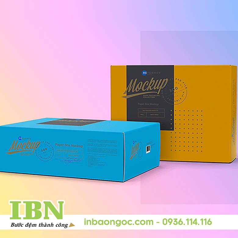 In bao bì hộp giấy giá rẻ chất lượng tại TPHCM