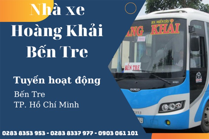 Địa chỉ nhà xe Hoàng Khải Bến Tre ở đâu?