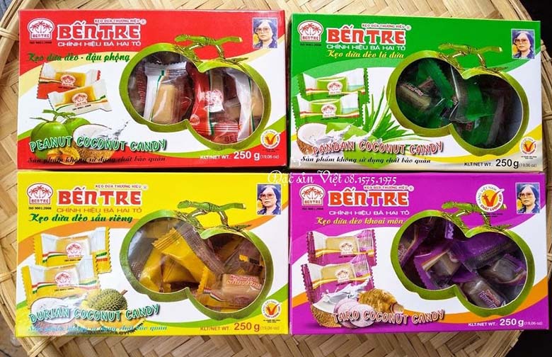 Top 5 loại kẹo dừa Bến Tre ngon nhất hiện nay