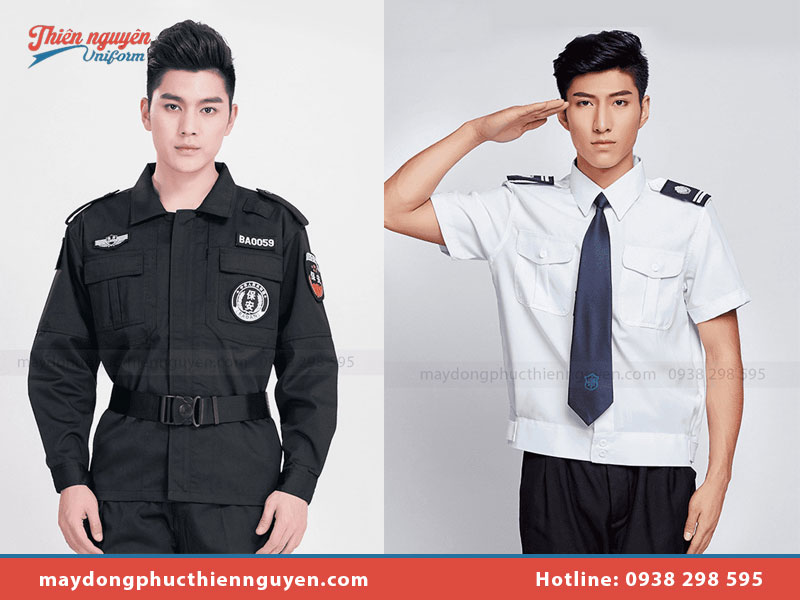 May đồng phục bảo vệ theo yêu cầu giá tốt tại Đồng phục Thiên Nguyên 