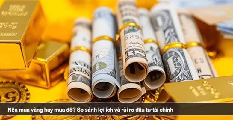 Nên mua vàng hay mua đô? So sánh lợi ích và rủi ro đầu tư tài chính